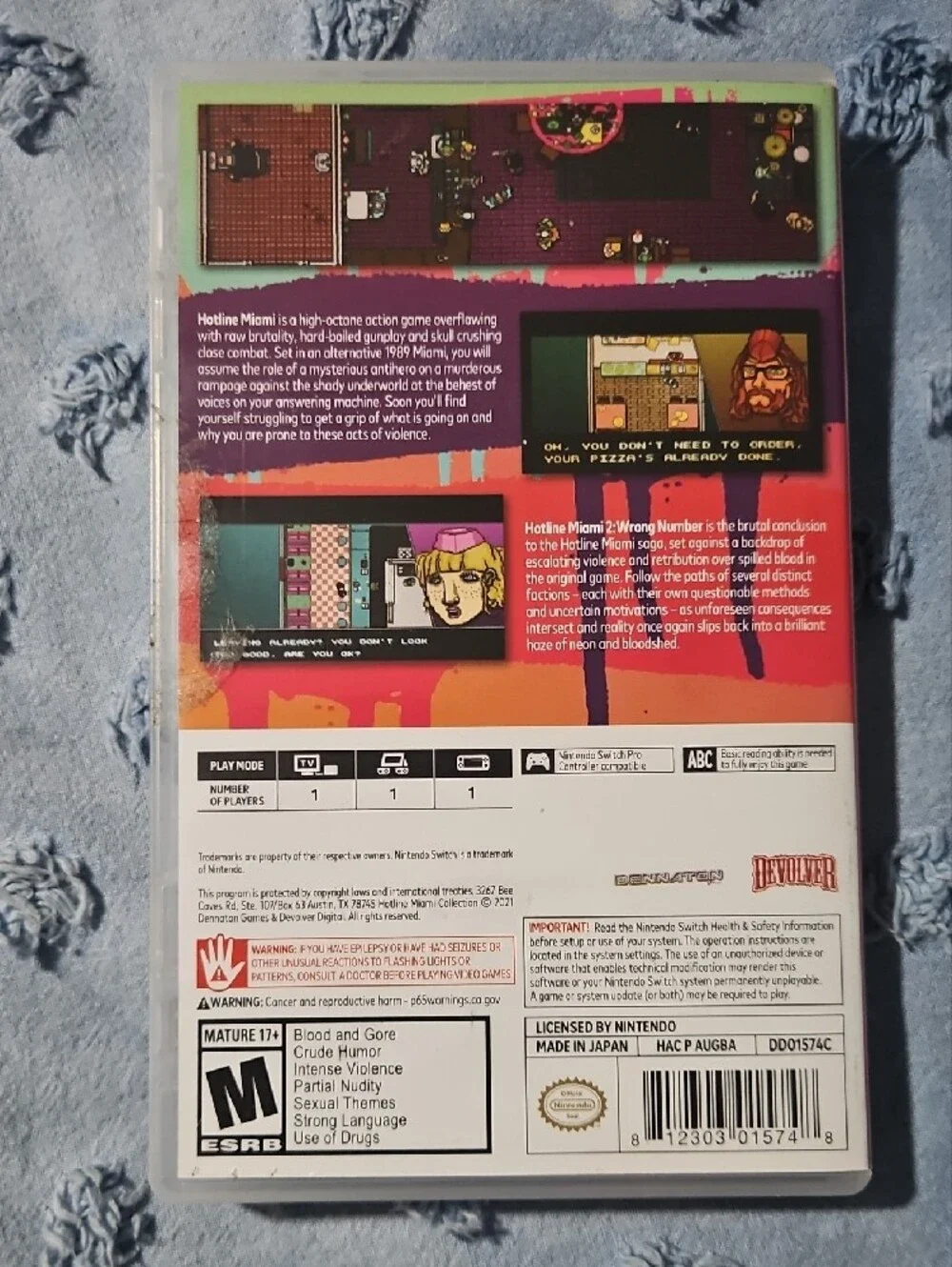 Nintendo Switch Hotline Miami Collection